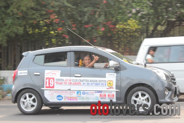 Toyota Agya Club Bordep goes to Sukabumi