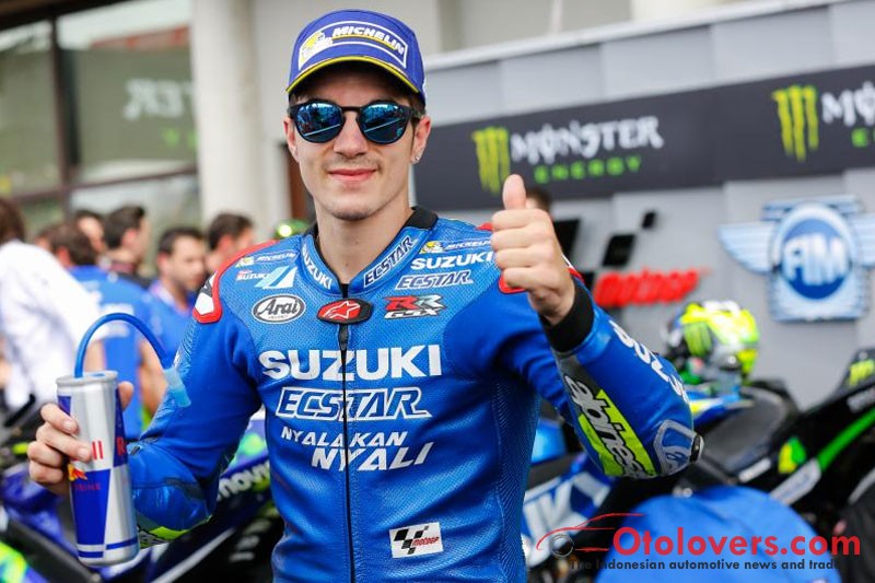 Vinales penuhi ambisi, beri podium pertama untuk Suzuki