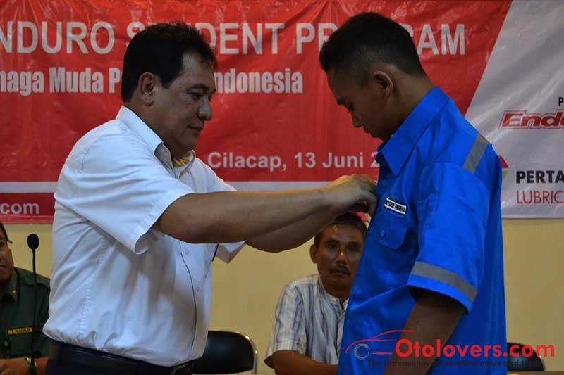 Pertamina Lubricant latih perbengkelan siswa SMK Cilacap